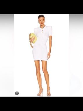 Balmain | Dresses | Balmain White And Gold Button Down Shirt Light Fabric | Poshmark Balmain | Dresses | Balmain White And Gold Button Down Shirt Light Fabric | Poshmark